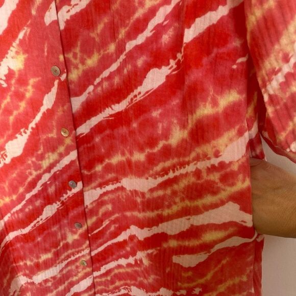 SOFT SURROUNDINGS
Big Sur Tie Dye Gauze cotton Dress - Picture 7 of 15